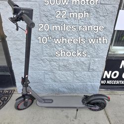 Electric Scooter 500 W Motor 22MPH