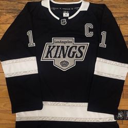 $65 Kopitar #11 Black Crown Kings Jersey