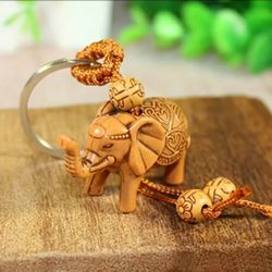 Vintage Elephant Keychain 