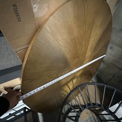 Wood Dinning Table Round 