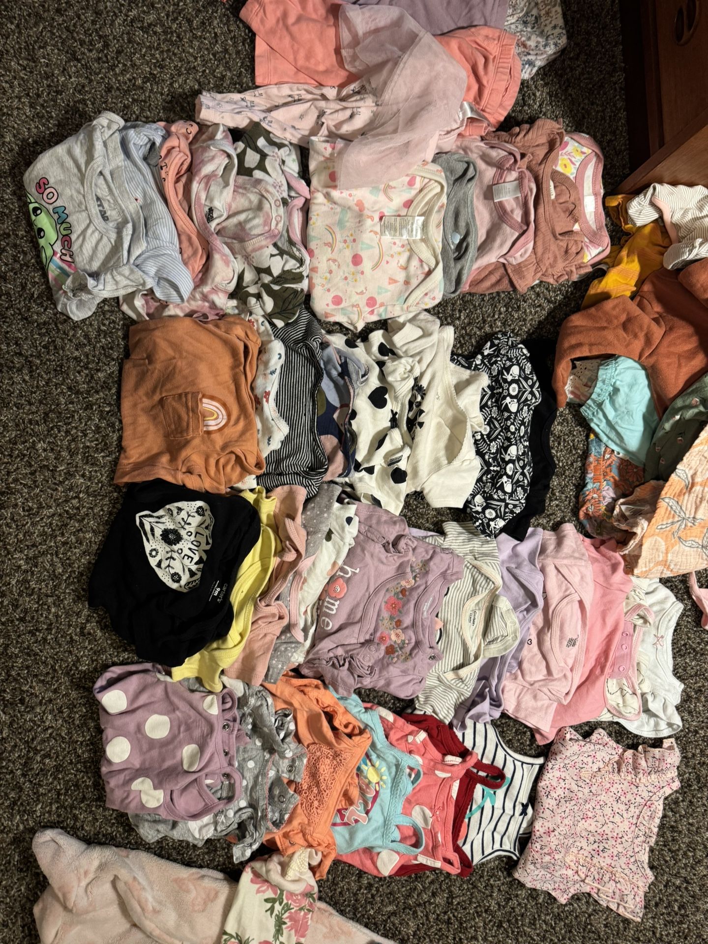 6-9 Month Baby Girl Clothes Large Bundle