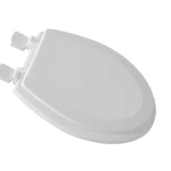 Seasons Beveled Edge Round Wood Toilet Seat