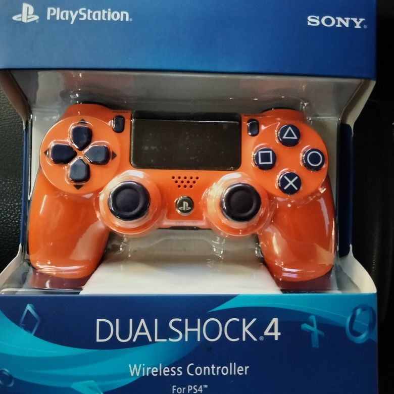 Brand New Wireless Dual Shock PS4 Controller SUNSET ORANGE for