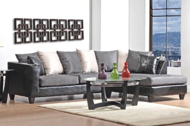 New Grey Sectional On Sale