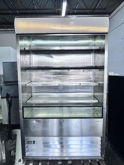 Commercial open air merchandiser cooler
