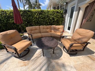 Woodard Cortland Outdoor Patio Furniture Set
