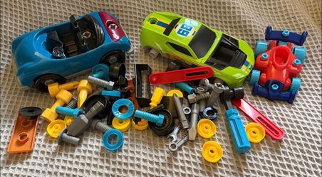 🔥 GREAT DEAL-STEM build-car set + tool set