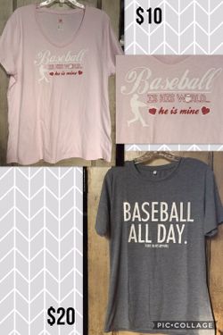 Women's Mom Baseball Boy Girl SHIRTS