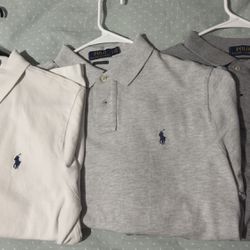 Polo Shirts (Ralph Lauren) L 3pcs 