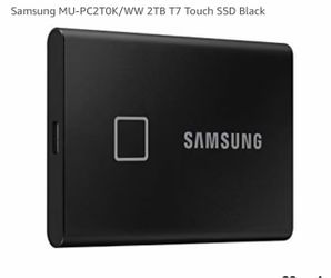Samsung 2TB T7 Touch SSD Black