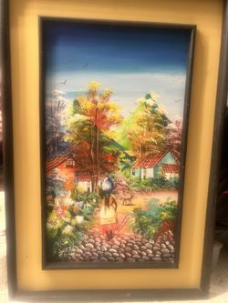 El Salvador Signed Original Oil Painting