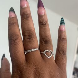 Heart shaped ring