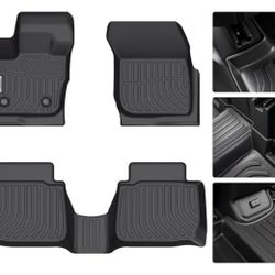 orealtrend Car Floor Mats Compatible with Ford Fusion/Lincoln MKZ 2017-2020 Floor Liners Heavy Duty All Weather Guard Spill Proof Black Front Rear Car