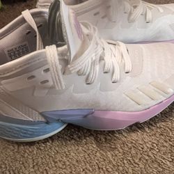 Adidas Girls Basketball Shoes, Size 2.5