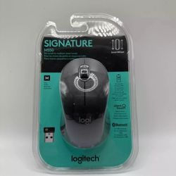 Logitech Signature M550 Wireless Mouse Bluetooth, Graphite Silent Click- NIP NEW