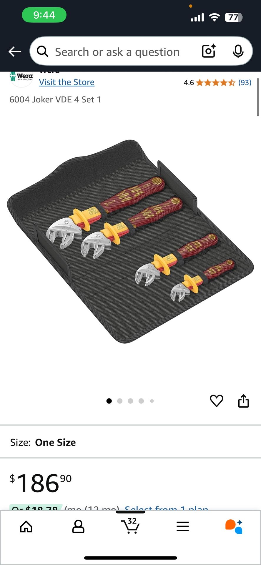 Wera Joker Wrench’s Full Set Vde