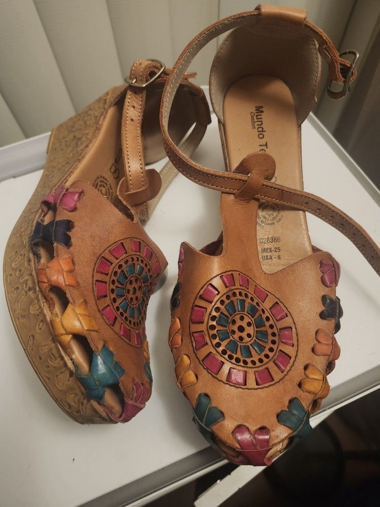 Womens mexican Wedges Size 8