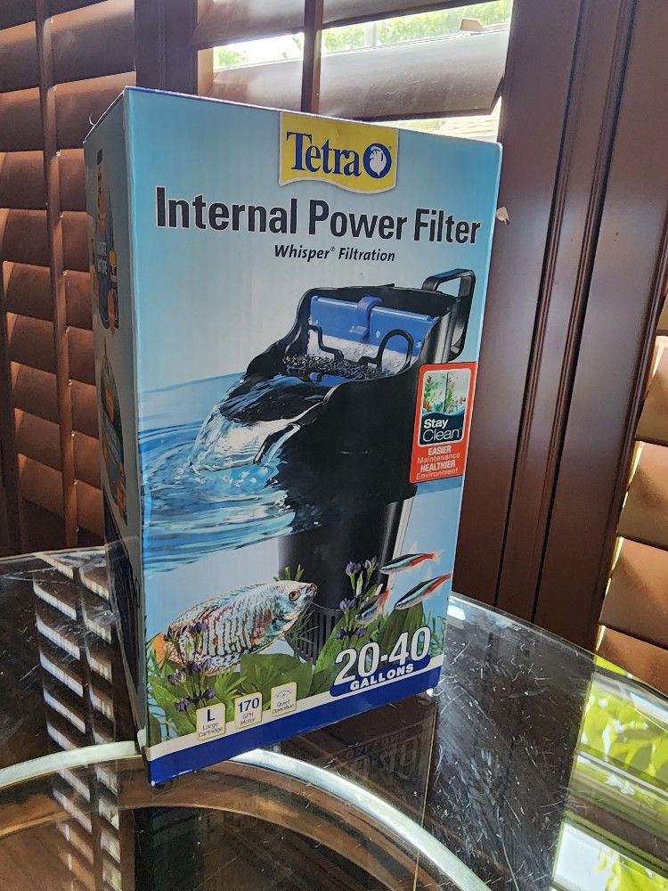 20-40 Gallons/ Tetra Internal Power Filter