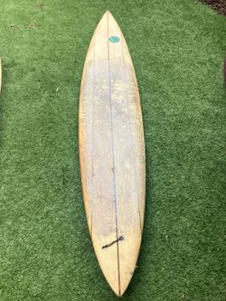 9’6 gun thruster surfboard