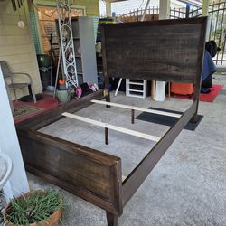 Nice Used Queen Size Wooden Bedframe. Only.