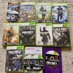 Xbox 360 Call of Duty Collection Lot (11 Games Complete Set) COD Collection X360