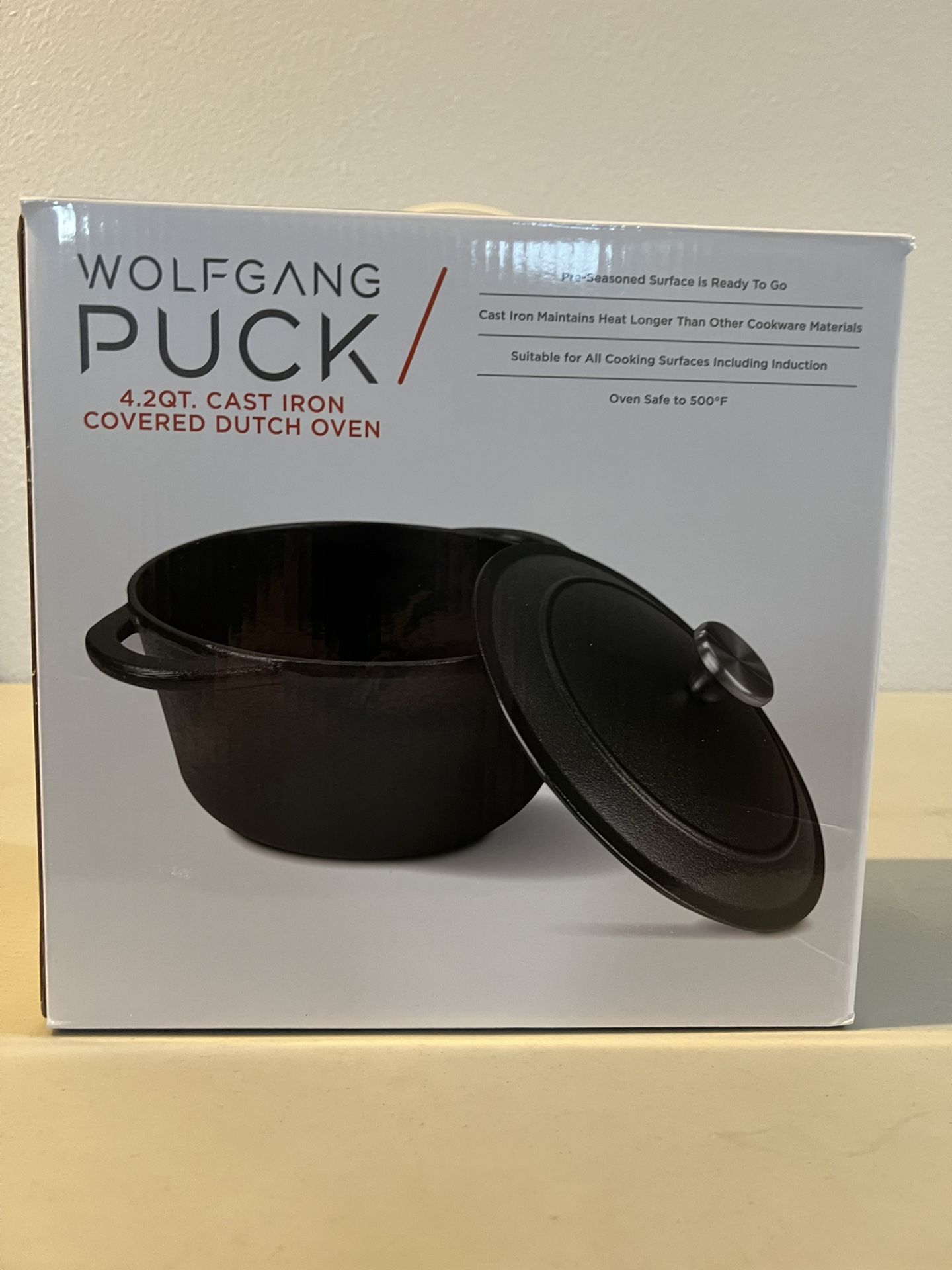 Wolfgang Puck Cast Iron Dutch Oven 4.2 Quart