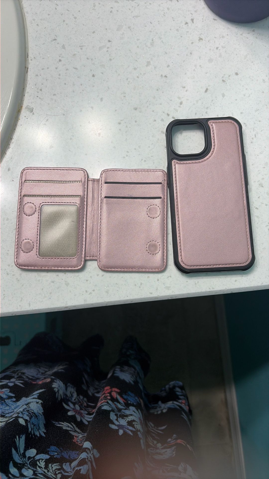 iPhone 15 Magnetic Wallet Phone Case