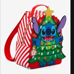 Loungefly Disney STITCH CHRISTMAS TREE EXCLUSIVE! (Price Is Firm) NEW WITH TAGS 🌲