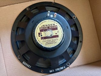Vintage 1969 Jensen guitar amp speaker
