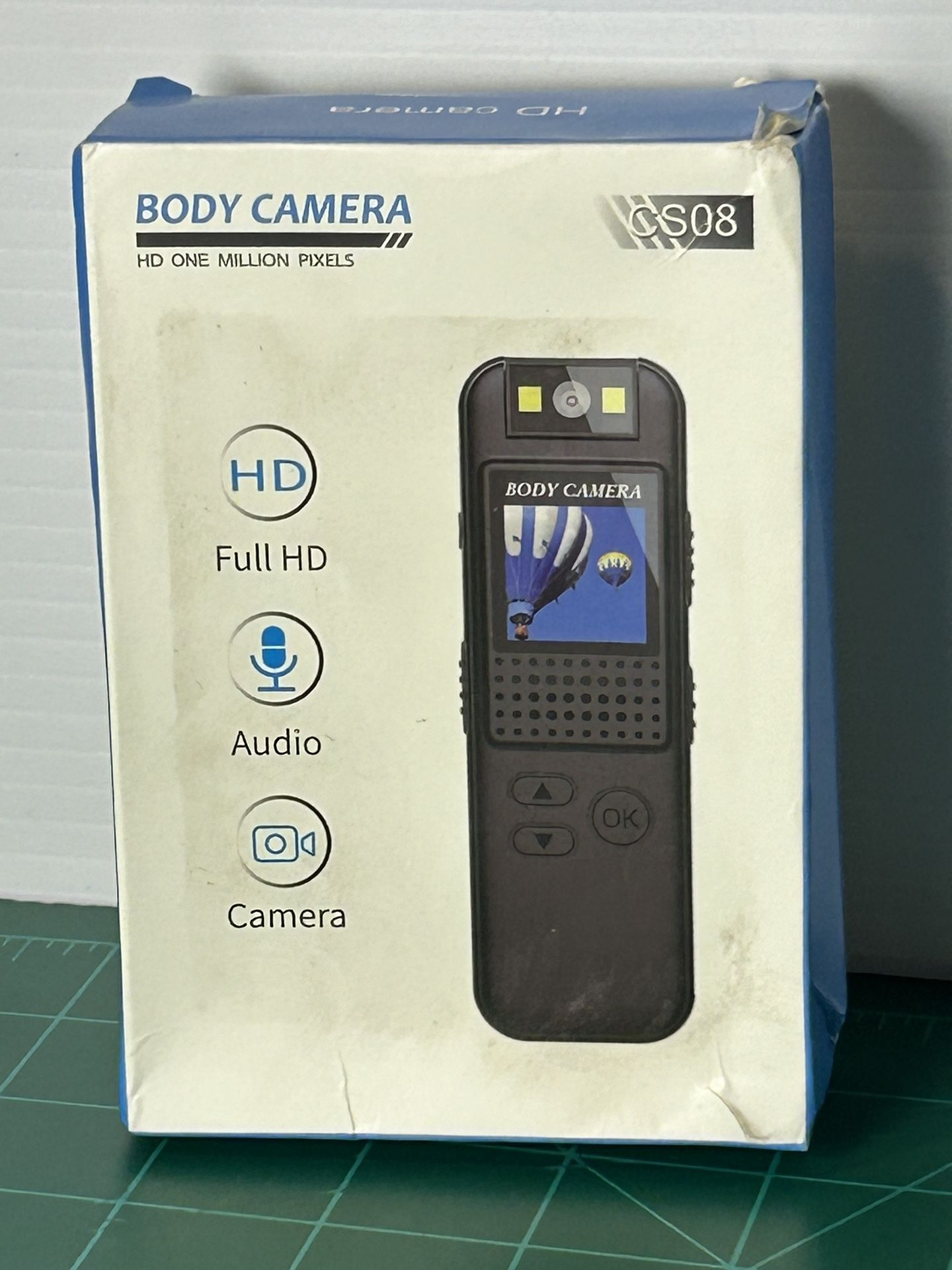 Full HD 1080P Portable Video + Audio Recorder Body Camera Body Cam Model CS08