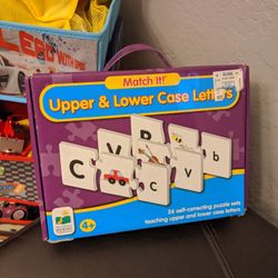 The Learning Journey Upper & Lower Case Letters Alphabet Matching Puzzle Game