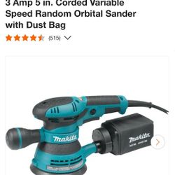 Makita's Random Orbit Sander