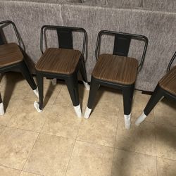 Set Of 4 New 18 INCHES TALL chairs