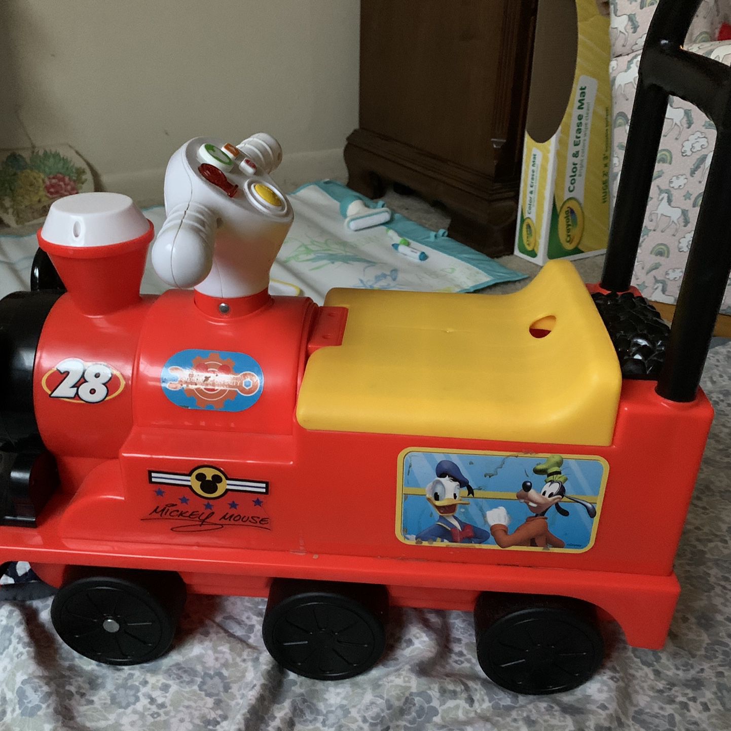 Disney Ride On Vehicle Toy / Push And Ride Train