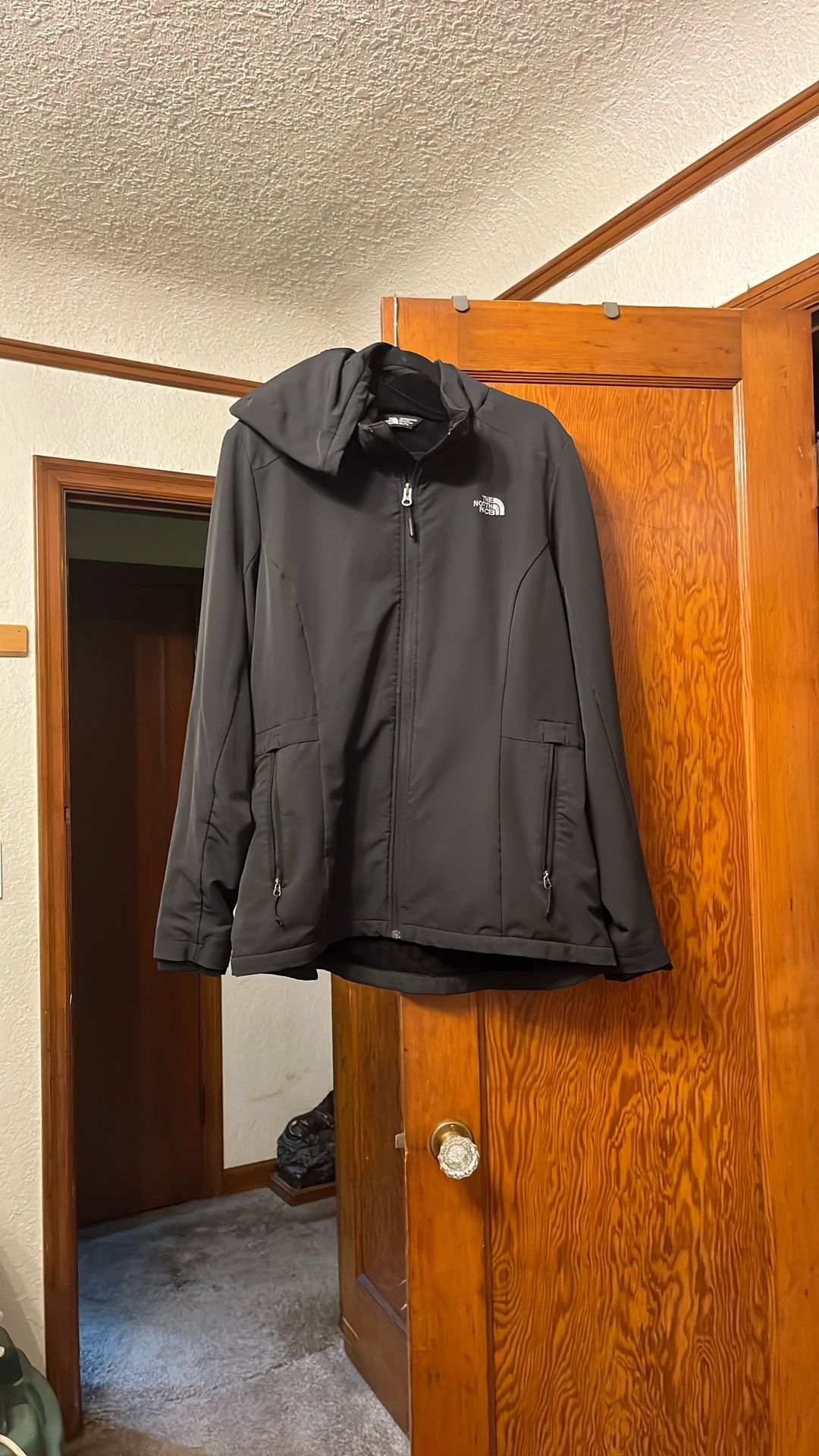 North face hooded winter jacket