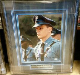 Matt Damon signed autographed framed 11x14 photo The Departed PSA