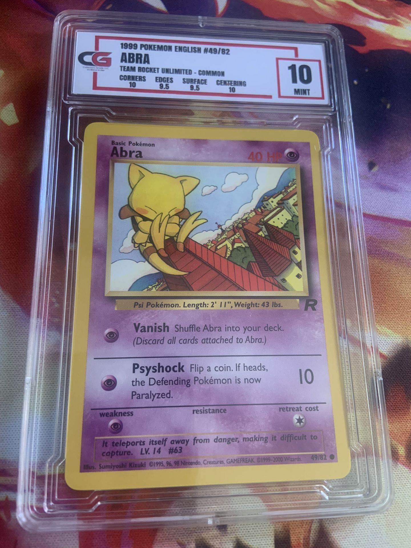 $50 Pokmon TCG Abra Team Rocket 49/82 Regular Unlimited Common CG 10 and Pokmon TCG Dark Kadabra 39/82 Uncommon Unlimited Team Rocket CG 10 - www.eharrisgallery.com $50 Pokmon TCG Abra Team Rocket 49/82 Regular Unlimited Common CG 10 and Pokmon TCG Dark Kadabra 39/82 Uncommon Unlimited Team Rocket CG 10 - www.eharrisgallery.com