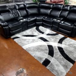 Power Reclining Bluetooth Sectional 