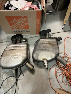 BMW 550i valves mufflers