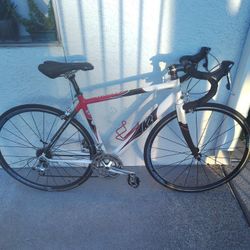 ROAD BIKE RED & WHITE K2 MOD 3.0 MED FRAME 700CC TIRES