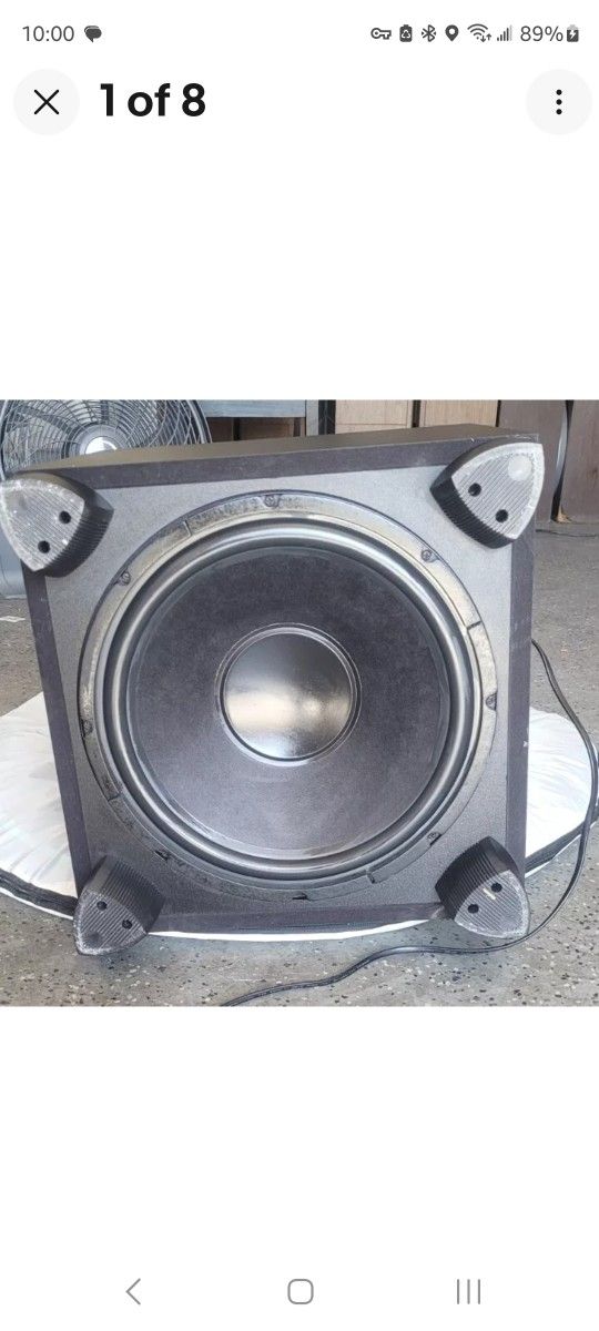 Klipsch SUPER RARE! KSW 15 Downfiring Subwoofer Near Mint!! for Sale in
