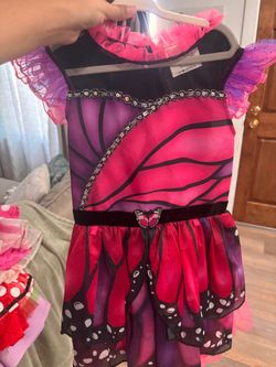 Girls Butterfly Fairy Costume Dress