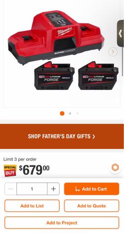 M18 18V Dual Bay Simultaneous Super Charger with (2) M18 REDLITHIUM FORGE HD 12.0 Ah Battery
