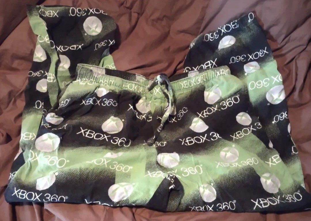 Vintage Microsoft Xbox 360 PJ PAJAMA PANTS MENS L