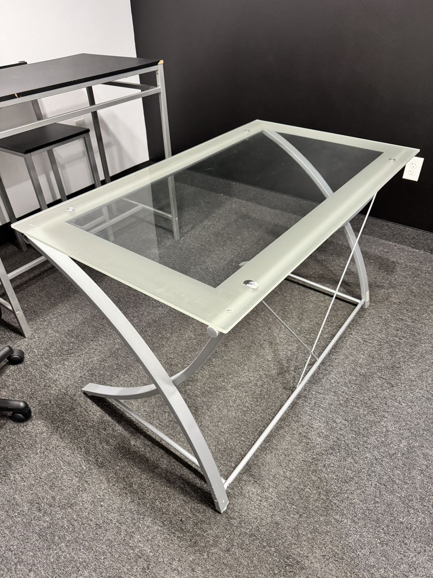 Glass Desk (3) Available