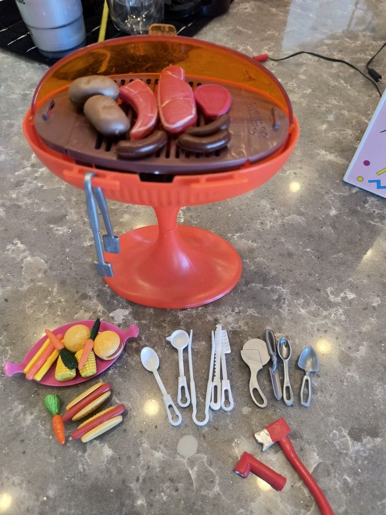 Vintage Barbie Barbeque Grill 