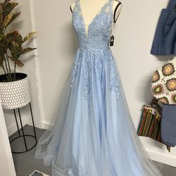Blue Prom Dress 