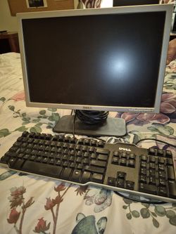 Monitor And Keyboard