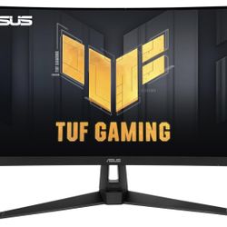 ASUS TUF Gaming VG27VH1B 27” Curved Monitor, 1080P Full HD, 165Hz (Supports 144Hz), Extreme Low Motion Blur, Adaptive-sync, FreeSync Premium, 1ms, Eye