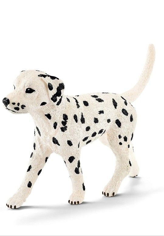 Brand New Sealed With Tags Schleich Farm World Dalmatian, Male 16838 PVC Figure. Schleich Farm World, Animal Toys for Kids, Dalmatian male Figurine. D